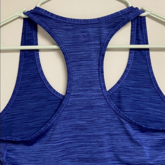 Athleta women's Blue Razor Back Workout top, Small - Picture 4 of 7